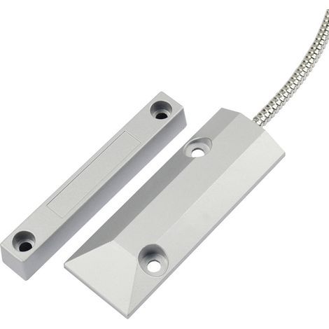 Magnetischer Sensor, Magnetschalter für Fenster- und Türalarm, kabelgebundener Kontakt, großer Magnetspalt für Haus und Garage (1/5)