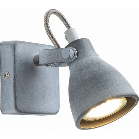 Applique Candellux ASH 91-64394 grigia GU10 1 luce orientabile