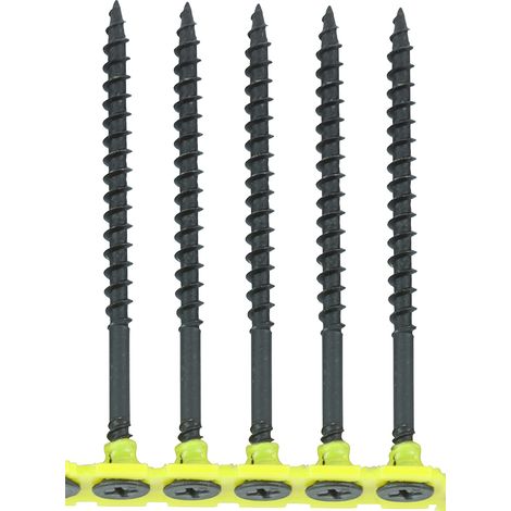 TIMco 4.2 x 75mm Collated Drywall Screws Coarse Thread Black Qty 500 (1/3)