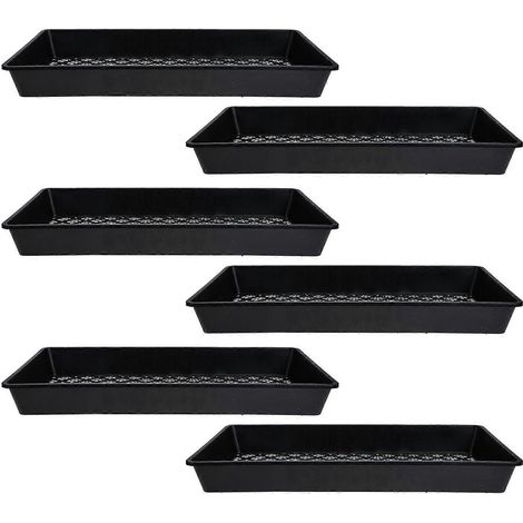 Plateaux de germination et de semis, paquet de 6, plateaux de semis creux (1/5)
