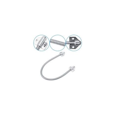 Lntyq Gaine de protection flexible pour câble de porte blindé avec extrémités 400 mm x 11,2 mm Blanc (1/5)