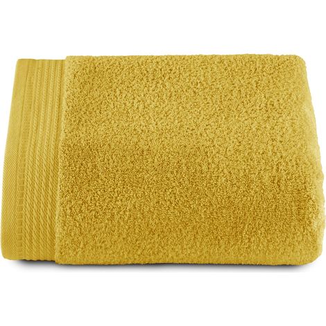 Grandes Serviettes de Bain - Serviettes de Bain - 1 Grande Serviette de Douche - 100 x 150 cm - 100% Coton - 600 grammes - Citron (1/5)