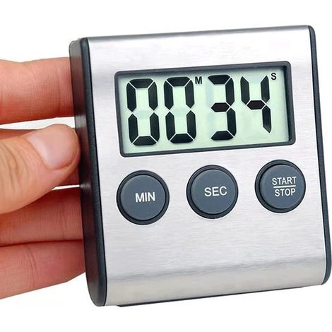 Digitaler Küchentimer magnetischer Küchentimer großer lauter digitaler Wecker magnetischer Countdown-Timer ideal für Schüler zum Kochen und