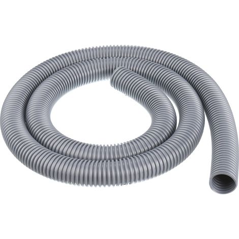 EVA Flexible Aspirateur Nettoyant Tuyau, 39 mm Extérieur Diamètre 2m Longueur Poussière Collection Tuyau pour Industriel Aspirateur Nettoyant, Gris (1/5)