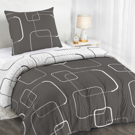 Housse de Couette 140x200 + 1 Taie Oreiller 65x65 cm - Motif (1/5)