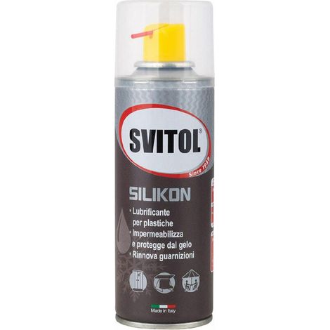 Sbloccante, lubrificante e impermeabilizzante spray "Svitol Silikon" incolore, protettivo e antiadesivo (1/2)