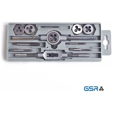 GSR Gewindeschneidsortiment 20tlg. M 3 - M 12 Spezialstahl (1/2)