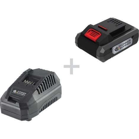 Ladegerät für Li-Ion Akku + Li-Ion Akku 20V: KS C45A + KS 20V4-2 (1/3)