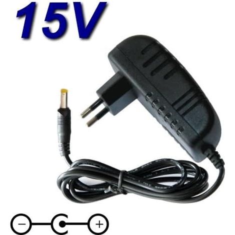 Top Chargeur Adaptateur Secteur Alimentation Chargeur 15V pour Enceinte Bowers & Wilkins B & W T7 Wireless Portable Speaker