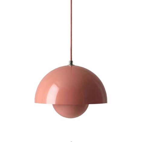 Suspension pour chambre luminaire moderne blanc chaud - Rose (1/4)