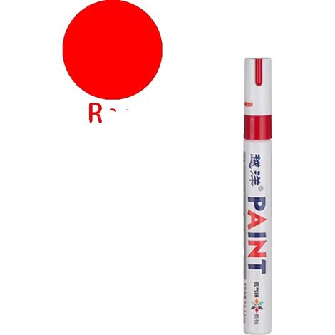 Autolackreparaturstift, wasserfeste Tinte, verschiedene Farben, Rot (1/2)
