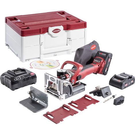 Lamello – Fraiseuse à rainurer sans fil 18V avec batterie 2.0Ah – Moteur Brushless – Pour bois dur – 101801DESD (1/5)