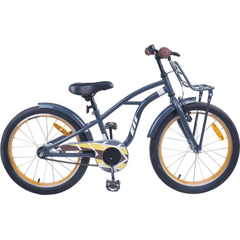 Teenpull – Kinderfahrrad 18 Zoll für 5-7 Jahre alt Dunkelgrau (1/5)