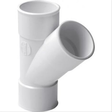 Culotte FF 45° Ø50 PVC Nicoll -NF- blanc