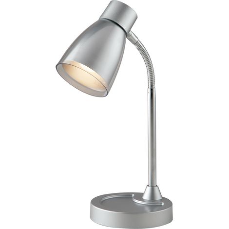 "Lampada da lettura ARKIMEDE argento in plastica e metallo (1xE14)" (1/3)
