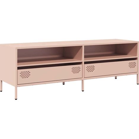 Maison Exclusive - TV-Schrank Rosa 135x39x43,5 cm Kaltgewalzter S