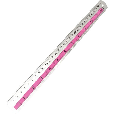 Règle métallique résistante, bords droits, mesures faciles à lire (1/5)