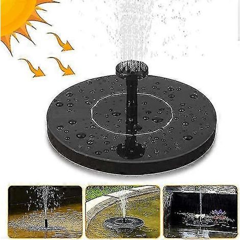 Pompe solaire pour fontaine et bassin - Pompe solaire à eau - Pompe solaire pour fontaine flottante - Pompe solaire pour bassin - ZZY (1/4)