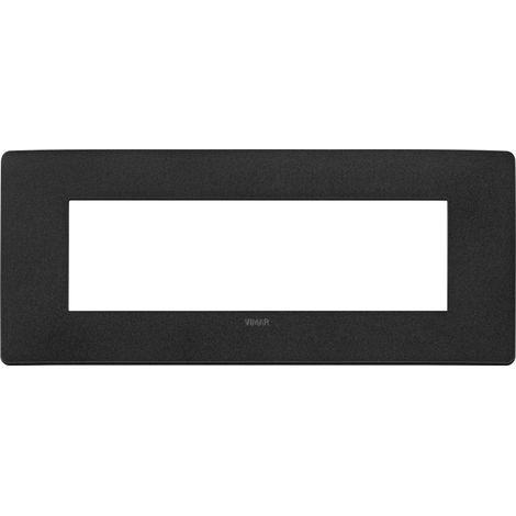 Placca Vimar Plana Up 7M nero matt 14657U.19