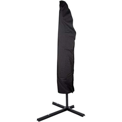 Housse de Protection pour Parasol Déporté Couverture pour Parasol en Plein Air en 210D Oxford Tissu Imperméable Anti-UV Poussière Intempéries (205cm) (1/4)
