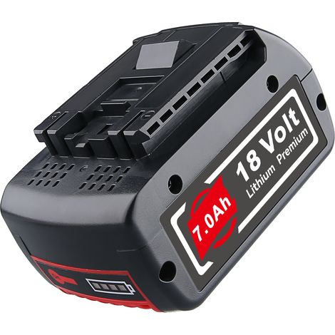 7.0Ah Akku für Bosch 18V Professional GBA GSR GSB BAT618 BAT609 622 BAT610G BAT611 BAT612 BAT618 BAT618G BAT619 BAT619G CCS180B 2607336169 NEU
