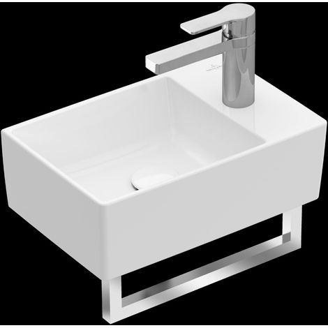 Villeroy & Boch Memento 2.0 lave-mains, 1 trou pour robinet, sans (1/2)