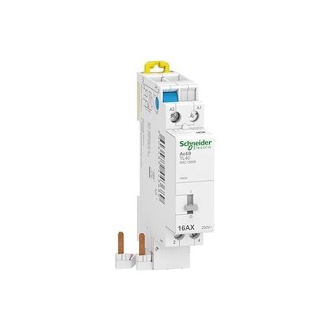 Schneider A9C15509 Acti9 iDT40 TL - Quick-connect remote control switch - 2P - 16A - 230Vac