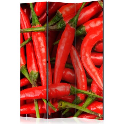 Paravent 3 Volets "Chili Pepper Background" 135x172cm (1/2)