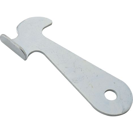 ITALIANA FERRAMENTA Schließhaken, 62 x 25, 5 x 7 mm, Stahl weiß verzinkt