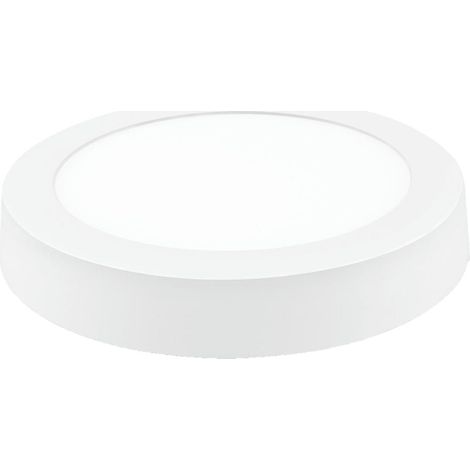 Downlight led superficie redondo blanco matel 18w 6400K (1/3)