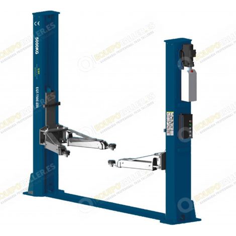 EQT – Pont élévateur 2 colonnes électro-hydraulique 5 tonnes – Hauteur maximale 1945 mm – Système de sécurité automatique – 220V 50Hz