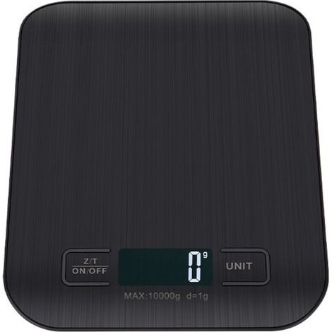 Rechargeable digital kitchen scale - 5 kg precision food scale with tare function and USB charging 10 kg/1 g 302-AquaForge (1/5)