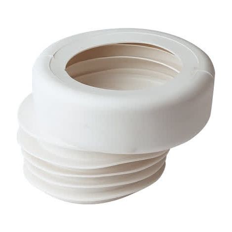 MANICOTTO PVC ECCENTRICO PER WC