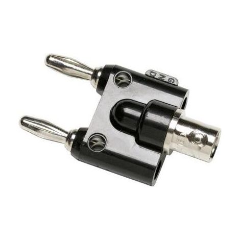 FLUKE BP880 BNC TO FEMALE DOUBLE STACKING BANANA PLUG, NICKEL-PLATED FINISH, 122 DEGREE F TEMPERATURE BY FLUKE CORPORATION