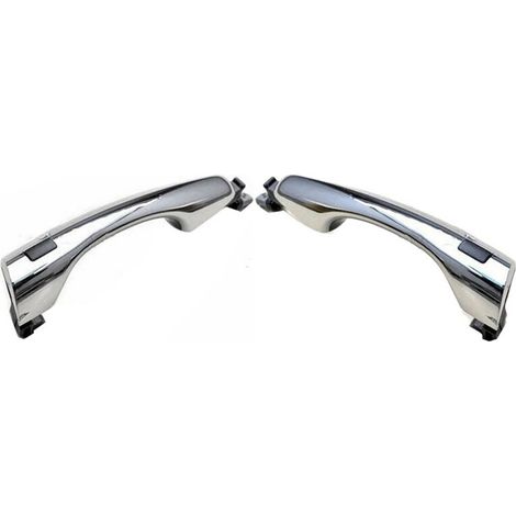 Coppia di maniglie induttive cromate per portiere anteriori con pulsante 82651-C5710 82661-C5710 per Sorento 2015-2018, maniglia esterna a tirante (1/2)