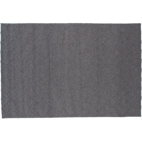 Tapis Déco en Laine "Cloudy" 200x300cm Gris (1/5)