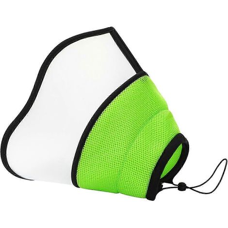 Cône de conisation pour chien et chat, collier de récupération pour chaton et chat après manucure et coupe de poils pour petits chiens-XL Fluorescent Green