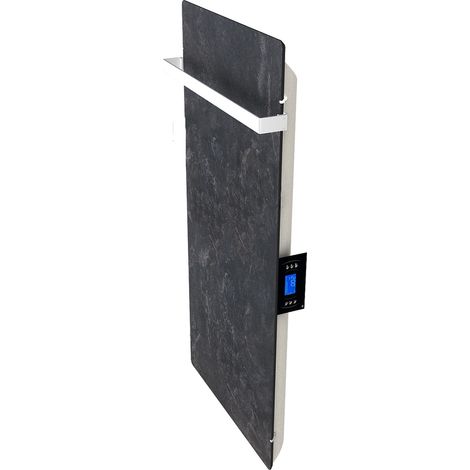 Sèche-serviettes Eternal New Smart Connect 1000 W 50x100cm Natura Noir (1/2)