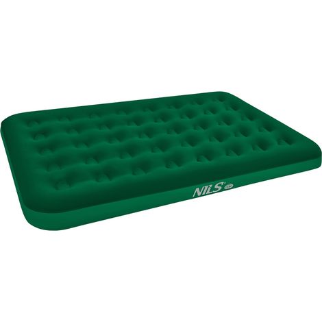 Colchón de camping 191x137x22 cm, verde