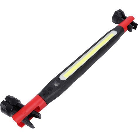 High-brightness LED work light, USB rechargeable, digital display, foldable COB flashlight for outdoor use (1/5)