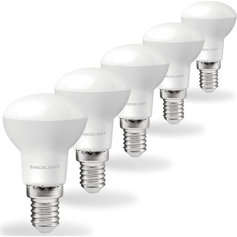 5W Ampoules LED avec culot E14, Réflecteur R39 avec diffuseur laiteux, Effet de lumière douce, Blanc Chaud 3000K, Couleur Riche RA≈85, Paquet de 6 (1/5)