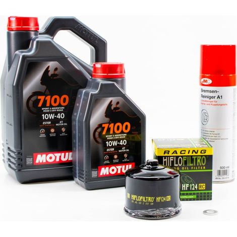 Kit Entretien Vidange pour KAWASAKI NINJA H2 de 2015 à 2019 - MOTUL 7100 10W40 5L
