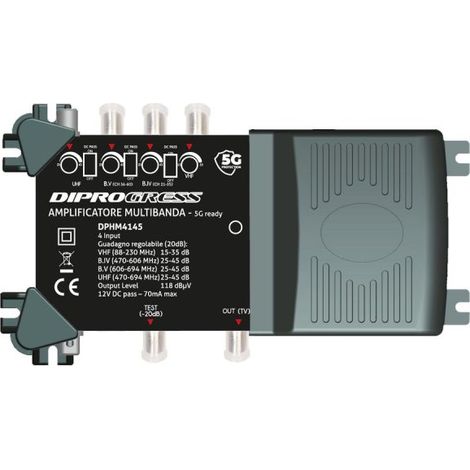 Diprogress Centralino amplificatore multibanda da interno - DPHM4145