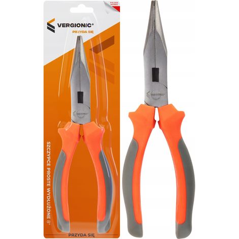 VERGIONIC 8 Zoll lange gerade Zange, Spitzzange, Montagezange