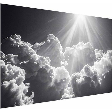 Poster – Hoffnung in den Wolken: Inspirierende Sonnenstrahlen – Emotionen wecken (1/4)