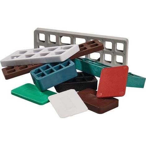 Cales NOW S.10mm marron plastique (Par 500)