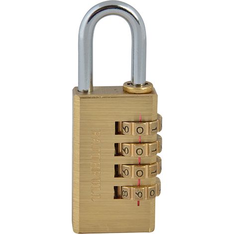 Faithfull NL11 Brass Combination Padlock 28mm FAIPLB28COM (1/5)