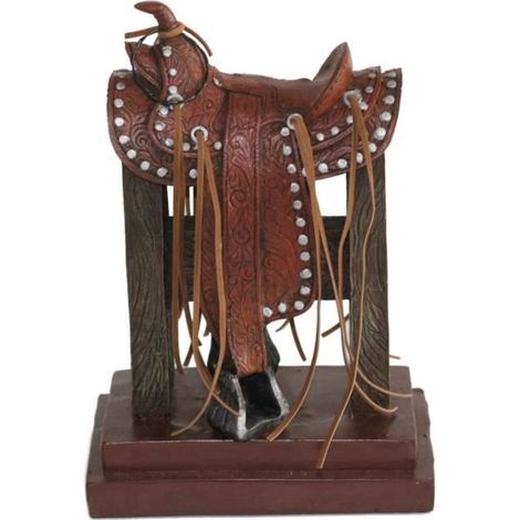 Objet de décoration : Selle sur étrier (1/2)