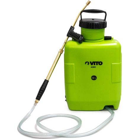 Pulvérisateur manuel 12L lance en laiton pour produits agressifs et corrosifs jardin toitures VITO (1/5)