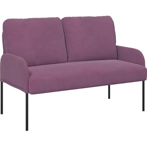 Maison Exclusive - Divani con cuscino 110cm Viola Legno compensato
